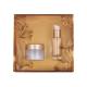 Brown Color Skincare Cosmetic Packing Box With Clear Window