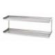 Polished Wall Mounted Stainless Steel Shelves Units Commercial Catering Equipment