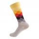Customized Trendy Mens Cotton Socks Jacquard Logo Soft And Comfortable