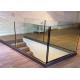 Customized Frameless Glass Deck Railing Systems Stainless Steel Railing For Balcony