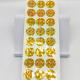 Printed Hologram Sticker Roll Anti Counterfeit Rectangular Gold Hologram Sticker