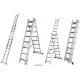 Anti Slip 150kg 3x8 Aluminium Multi Purpose Ladder En131