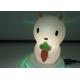 Silicone Colorful Rechargeable Night Lamp / Silicone Rabbit Night Light