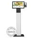Hotel Lobby 21.5 Touch Screen Digital Signage Kiosk With Printer And POS