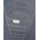 Fold Up Retail Display Baskets Wire Basket Bin For Promote Goods