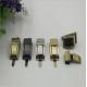Small design purse metal zinc alloy light gold decorative hardware lock