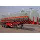 30000 Liters Tank Truck Trailer , Semi Tanker Trailer For Gasoline Transport