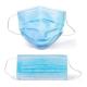 Light Weight Disposable Mouth Mask , Elastic Earloop Surgical Mask Blue And White Side