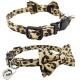 Breakaway Buckle Cat Collar Bells With Cute Bow Tie For Kitty Small Dogs Adjustable