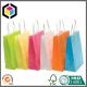 Fancy Color Print Promotion Paper Bag; Twisted Paper Handle Paper Shopping Bag