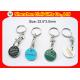 LL-HK1004281 various design custom metal keychains holder coin keyring for promotional
