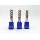 Solid Carbide Flat End Mill High Hardness With 35 Degree Helix Angle