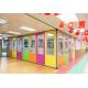 Movable Operable Sliding Folding Partition Walls For Classroom 85mm Width