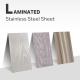 Cold Rolled 316 Stainless Steel Sheet 304 Ss Laminate Plate For Elevator Decorative Wood Grain