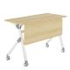 Commercial Office Furniture Wooden Desktop Multi Person Conference Table with Metal Legs