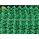 2.0mm/2.8mm Green Color PVC Diamond Mesh Fencing In Stock