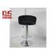 160mm Adjustable Counter Height Bar Stools Black Leather Upholstery Bar Stools