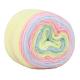 35% Cotton 55% Acrylic 10% Wool Soft Multicolor Cake Yarn 1/2.3NM