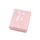 Pink Custom Logo Cute Jewelry Packaging Paper With PU Cover