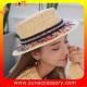 AK16823 ladis boater hats summer hats , promotion hats and cap for sale