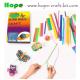 Magic Wax Sticks Wax Wire Wikki Stix Doodle Sticks for Children Kids DIY Hand-Craft Material STEM Innovation  OEM