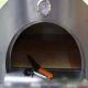Stainless Steel Brick Wood Fired Pizza Oven Outdoor With Powder Coated Shell