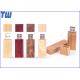 Wooden Slim Cuboid Design 8GB Thumb Drive Cap with Magnet Inside