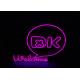 High Performance Welcome Custom Led Neon Signs Pink color 12v