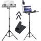 Foldable 2.1m Floor Tripod Stand for Camera & Cell Phone Photography Light Stand