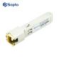 RJ45 1000BASE-T Copper Sfp Fiber Optic Transceiver Module