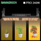Bavagreen SAA 240W LM301H LED Grow Light 2.60umol/J UV IR RED 624umol/S