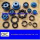 0.5 Kg Torque 1000 Nm Bolted Steel Shaft Rigid Coupling Zinc Plated