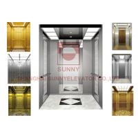 PLC Controlled System Passenger Elevator With Luxury Decoration