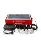 11V Polycrystalline 4pcs 2W LED Bulb Portable Solar Power Home Lighting System Energy Kit