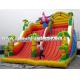 Hot Sale Inflatable Slide With Palm Tree For Water Park Games In Summer