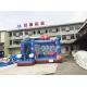 Flame Restitant Sea World Inflatable Bouncer With Slide Combo Full - Digital Printing