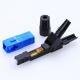 Cold Pressing Drop Cable LC Fiber Optic Fast Connector 125 To 128um Ferrule Hole