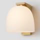 Minimalist LED Steel Tubi Wall Sconce Glass Ball Bedside Light for  Creative Study Living Room
