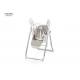 Grey Baby Feeding High Chair Ergonomic Reclining Foldable