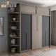 Highly Midcentury Island Built In Bedroom Wardrobe With Foldable Design Style Modern