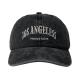 Classic Pre Curved Brim Embroidered Logo Cap For Outdoor Activities Washed Cotton Baseball Hats