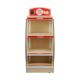 Commercial Sectional Display Furniture for Bakery Advertising Wood Bakery Display Rack