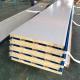 950mm 1150mm Thermal Insulation Roof Panels Color Steel Rock Wool Sandwich Board
