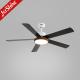 Ceiling Fan Light With Dc Motor 6 Speed Remote Control White Housing
