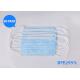 Non Woven Disposable Face Mask Blue Surgical Mouth Mask 3 Layer For Hospital