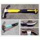 Claw Hammer(XL0014-2), polishing surface, color rubber handle, durable quality and good price hand tools