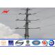 30FT 35FT Galvanized Steel Pole Steel Transmission Poles For Philippines Electrical Line