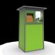 Outdoor Park Apparel Reverse Recycling Vending Machine CE Approval