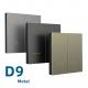 Aluminum Alloy Metal Wall Switch Zigbee Protocol Grey / Black / Champagne Color