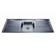 simple kitchen designs Iraq One Piece Finished Single Bowl Double Drain Board Stainless Steel Sink